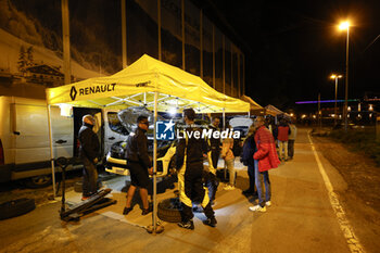 06/09/2024 - SANTIAGO Thomas, FRANCOIS Guillaume, Renault Clio Rally5, portrait during the Rallye Mont-Blanc Morzine 2024, 6th round of the Championnat de France des Rallyes 2024, from September 6 to 9 in Morzine, France - AUTO - RALLYE MONT-BLANC MORZINE 2024 - RALLY - MOTORI