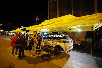 06/09/2024 - SANTIAGO Thomas, FRANCOIS Guillaume, Renault Clio Rally5, portrait during the Rallye Mont-Blanc Morzine 2024, 6th round of the Championnat de France des Rallyes 2024, from September 6 to 9 in Morzine, France - AUTO - RALLYE MONT-BLANC MORZINE 2024 - RALLY - MOTORI