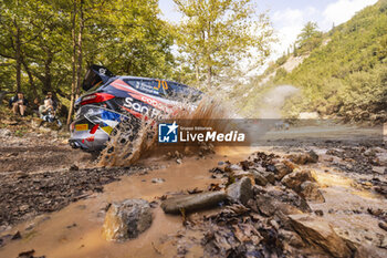 08/09/2024 - 70 BRUUN Nataniel, OLMOS Pablo, Ford Fiesta Rally3, action during the Acropolis Rally Greece 2024, 10th round of the 2024 WRC World Rally Car Championship, from September 1 to 4, 2024 at Lamia, Greece - AUTO - WRC - ACROPOLIS RALLY GREECE 2024 - RALLY - MOTORI