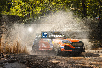 08/09/2024 - 59 GILL Taylor, BRKIC Daniel, Ford Fiesta Rally3, action during the Acropolis Rally Greece 2024, 10th round of the 2024 WRC World Rally Car Championship, from September 1 to 4, 2024 at Lamia, Greece - AUTO - WRC - ACROPOLIS RALLY GREECE 2024 - RALLY - MOTORI