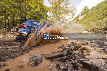 08/09/2024 - 66 SMART Max, FAIR Cameron, Fiesta Rally3, action during the Acropolis Rally Greece 2024, 10th round of the 2024 WRC World Rally Car Championship, from September 1 to 4, 2024 at Lamia, Greece - AUTO - WRC - ACROPOLIS RALLY GREECE 2024 - RALLY - MOTORI