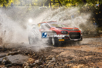 08/09/2024 - 23 GRYAZIN Nikolay, ALEKSANDROV Konstantin, Citroen C3 Rally2, action during the Acropolis Rally Greece 2024, 10th round of the 2024 WRC World Rally Car Championship, from September 1 to 4, 2024 at Lamia, Greece - AUTO - WRC - ACROPOLIS RALLY GREECE 2024 - RALLY - MOTORI