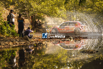 08/09/2024 - 49 ÇETINKAYA Burcu, PONS Fabrizia, Skoda Fabia Evo Rally2, action during the Acropolis Rally Greece 2024, 10th round of the 2024 WRC World Rally Car Championship, from September 1 to 4, 2024 at Lamia, Greece - AUTO - WRC - ACROPOLIS RALLY GREECE 2024 - RALLY - MOTORI