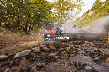 08/09/2024 - 08 TANAK Ott, JARVEOJA Martin, Hyundai I20 Rally1, action during the Acropolis Rally Greece 2024, 10th round of the 2024 WRC World Rally Car Championship, from September 1 to 4, 2024 at Lamia, Greece - AUTO - WRC - ACROPOLIS RALLY GREECE 2024 - RALLY - MOTORI