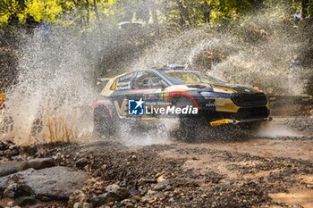 08/09/2024 - 41 VELANIS Vasileios, PANAGIOTOUNIS Ilias, Skoda Fabia RS Rally2, action during the Acropolis Rally Greece 2024, 10th round of the 2024 WRC World Rally Car Championship, from September 1 to 4, 2024 at Lamia, Greece - AUTO - WRC - ACROPOLIS RALLY GREECE 2024 - RALLY - MOTORI