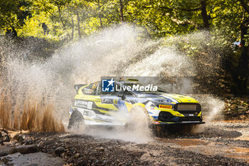 08/09/2024 - 67 SCHWARZ Fabio, ETTEL Bernhard, Ford Fiesta Rally3, action during the Acropolis Rally Greece 2024, 10th round of the 2024 WRC World Rally Car Championship, from September 1 to 4, 2024 at Lamia, Greece - AUTO - WRC - ACROPOLIS RALLY GREECE 2024 - RALLY - MOTORI