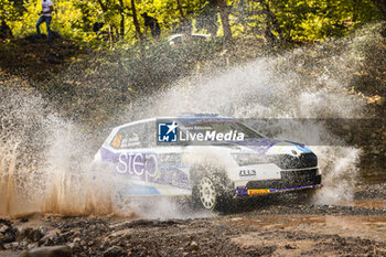 08/09/2024 - 48 PAVLIDIS Nikolaos, HARRYMAN Alan, Skoda Fabia Evo Rally2, action during the Acropolis Rally Greece 2024, 10th round of the 2024 WRC World Rally Car Championship, from September 1 to 4, 2024 at Lamia, Greece - AUTO - WRC - ACROPOLIS RALLY GREECE 2024 - RALLY - MOTORI