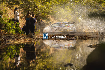 08/09/2024 - 63 MAIOR Norbert, MAIOR Francesca, Ford Fiesta Rally3, action during the Acropolis Rally Greece 2024, 10th round of the 2024 WRC World Rally Car Championship, from September 1 to 4, 2024 at Lamia, Greece - AUTO - WRC - ACROPOLIS RALLY GREECE 2024 - RALLY - MOTORI