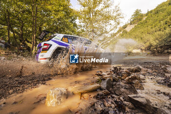 08/09/2024 - 48 PAVLIDIS Nikolaos, HARRYMAN Alan, Skoda Fabia Evo Rally2, action during the Acropolis Rally Greece 2024, 10th round of the 2024 WRC World Rally Car Championship, from September 1 to 4, 2024 at Lamia, Greece - AUTO - WRC - ACROPOLIS RALLY GREECE 2024 - RALLY - MOTORI