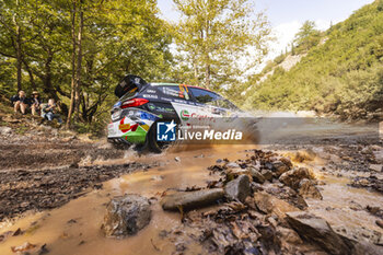 08/09/2024 - 61 TÜRKKAN Ali, ERDENER Burak, Fiesta Rally3, action during the Acropolis Rally Greece 2024, 10th round of the 2024 WRC World Rally Car Championship, from September 1 to 4, 2024 at Lamia, Greece - AUTO - WRC - ACROPOLIS RALLY GREECE 2024 - RALLY - MOTORI