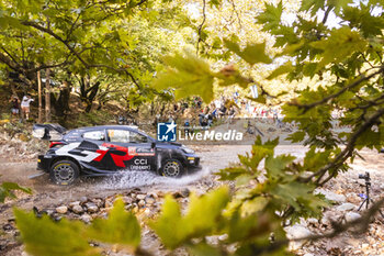 08/09/2024 - 18 KATSUTA Takamoto, JOHNSTON Aaron, Toyota GR Yaris Rally1, action during the Acropolis Rally Greece 2024, 10th round of the 2024 WRC World Rally Car Championship, from September 1 to 4, 2024 at Lamia, Greece - AUTO - WRC - ACROPOLIS RALLY GREECE 2024 - RALLY - MOTORI