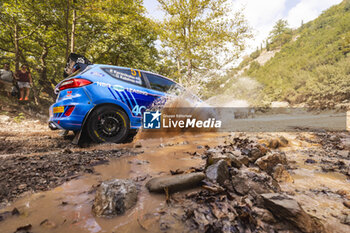 08/09/2024 - 51 KARANIKOLAS Epameinondas, KAKAVAS Georgios, Ford Fiesta Rally3, action during the Acropolis Rally Greece 2024, 10th round of the 2024 WRC World Rally Car Championship, from September 1 to 4, 2024 at Lamia, Greece - AUTO - WRC - ACROPOLIS RALLY GREECE 2024 - RALLY - MOTORI