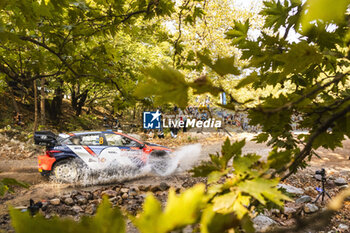 08/09/2024 - 08 TANAK Ott, JARVEOJA Martin, Hyundai I20 Rally1, action during the Acropolis Rally Greece 2024, 10th round of the 2024 WRC World Rally Car Championship, from September 1 to 4, 2024 at Lamia, Greece - AUTO - WRC - ACROPOLIS RALLY GREECE 2024 - RALLY - MOTORI