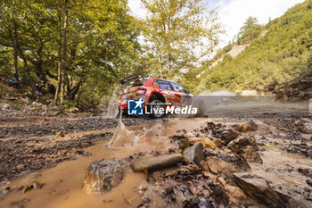 08/09/2024 - 49 ÇETINKAYA Burcu, PONS Fabrizia, Skoda Fabia Evo Rally2, action during the Acropolis Rally Greece 2024, 10th round of the 2024 WRC World Rally Car Championship, from September 1 to 4, 2024 at Lamia, Greece - AUTO - WRC - ACROPOLIS RALLY GREECE 2024 - RALLY - MOTORI