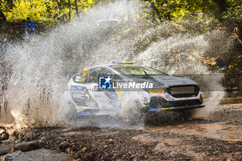 08/09/2024 - 63 MAIOR Norbert, MAIOR Francesca, Ford Fiesta Rally3, action during the Acropolis Rally Greece 2024, 10th round of the 2024 WRC World Rally Car Championship, from September 1 to 4, 2024 at Lamia, Greece - AUTO - WRC - ACROPOLIS RALLY GREECE 2024 - RALLY - MOTORI