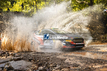 08/09/2024 - 70 BRUUN Nataniel, OLMOS Pablo, Ford Fiesta Rally3, action during the Acropolis Rally Greece 2024, 10th round of the 2024 WRC World Rally Car Championship, from September 1 to 4, 2024 at Lamia, Greece - AUTO - WRC - ACROPOLIS RALLY GREECE 2024 - RALLY - MOTORI