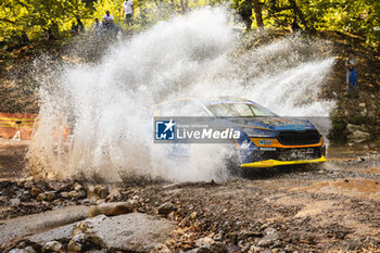 08/09/2024 - 22 JOONA Lauri, HUSSI Janni, Skoda Fabia RS Rally2, action during the Acropolis Rally Greece 2024, 10th round of the 2024 WRC World Rally Car Championship, from September 1 to 4, 2024 at Lamia, Greece - AUTO - WRC - ACROPOLIS RALLY GREECE 2024 - RALLY - MOTORI