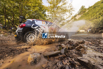 08/09/2024 - 23 GRYAZIN Nikolay, ALEKSANDROV Konstantin, Citroen C3 Rally2, action during the Acropolis Rally Greece 2024, 10th round of the 2024 WRC World Rally Car Championship, from September 1 to 4, 2024 at Lamia, Greece - AUTO - WRC - ACROPOLIS RALLY GREECE 2024 - RALLY - MOTORI