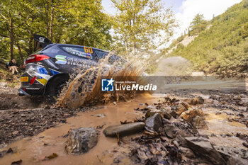 08/09/2024 - 60 DOMINGUEZ Diego, PEÑATE Rogelio, Ford Fiesta Rally3, action during the Acropolis Rally Greece 2024, 10th round of the 2024 WRC World Rally Car Championship, from September 1 to 4, 2024 at Lamia, Greece - AUTO - WRC - ACROPOLIS RALLY GREECE 2024 - RALLY - MOTORI