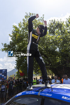 08/09/2024 - PAJARI Sami, Toyota Yaris Rally2, portrait during the Acropolis Rally Greece 2024, 10th round of the 2024 WRC World Rally Car Championship, from September 1 to 4, 2024 at Lamia, Greece - AUTO - WRC - ACROPOLIS RALLY GREECE 2024 - RALLY - MOTORI