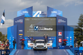 08/09/2024 - SERDERIDIS Jourdan, MICLOTTE Frederic, Volkswagen Polo Rally2, action, podium, portrait during the Acropolis Rally Greece 2024, 10th round of the 2024 WRC World Rally Car Championship, from September 1 to 4, 2024 at Lamia, Greece - AUTO - WRC - ACROPOLIS RALLY GREECE 2024 - RALLY - MOTORI