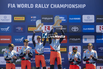 08/09/2024 - NEUVILLE Thierry, Hyundai I20 Rally1, portrait, podium, portrait during the Acropolis Rally Greece 2024, 10th round of the 2024 WRC World Rally Car Championship, from September 1 to 4, 2024 at Lamia, Greece - AUTO - WRC - ACROPOLIS RALLY GREECE 2024 - RALLY - MOTORI