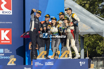 08/09/2024 - 63 MAIOR Norbert, MAIOR Francesca, Ford Fiesta Rally3, podium, portrait during the Acropolis Rally Greece 2024, 10th round of the 2024 WRC World Rally Car Championship, from September 1 to 4, 2024 at Lamia, Greece - AUTO - WRC - ACROPOLIS RALLY GREECE 2024 - RALLY - MOTORI