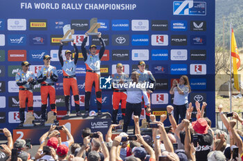 08/09/2024 - NEUVILLE Thierry, Hyundai I20 Rally1, portrait, podium, portrait during the Acropolis Rally Greece 2024, 10th round of the 2024 WRC World Rally Car Championship, from September 1 to 4, 2024 at Lamia, Greece - AUTO - WRC - ACROPOLIS RALLY GREECE 2024 - RALLY - MOTORI