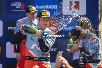 08/09/2024 - NEUVILLE Thierry, Hyundai I20 Rally1, portrait, podium, portrait during the Acropolis Rally Greece 2024, 10th round of the 2024 WRC World Rally Car Championship, from September 1 to 4, 2024 at Lamia, Greece - AUTO - WRC - ACROPOLIS RALLY GREECE 2024 - RALLY - MOTORI