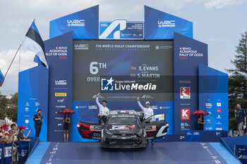 08/09/2024 - OGIER Sebastien, Toyota GR Yaris Rally1, portrait, podium, portrait during the Acropolis Rally Greece 2024, 10th round of the 2024 WRC World Rally Car Championship, from September 1 to 4, 2024 at Lamia, Greece - AUTO - WRC - ACROPOLIS RALLY GREECE 2024 - RALLY - MOTORI