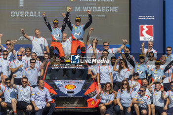 08/09/2024 - NEUVILLE Thierry, Hyundai I20 Rally1, portrait, podium, portrait during the Acropolis Rally Greece 2024, 10th round of the 2024 WRC World Rally Car Championship, from September 1 to 4, 2024 at Lamia, Greece - AUTO - WRC - ACROPOLIS RALLY GREECE 2024 - RALLY - MOTORI