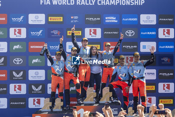 08/09/2024 - NEUVILLE Thierry, Hyundai I20 Rally1, portrait, podium, portrait during the Acropolis Rally Greece 2024, 10th round of the 2024 WRC World Rally Car Championship, from September 1 to 4, 2024 at Lamia, Greece - AUTO - WRC - ACROPOLIS RALLY GREECE 2024 - RALLY - MOTORI