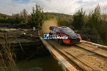 26/09/2024 - Driver Ott Tanak And Co-Driver Martin Jarveoja Of The Hyundai Shell Mobis World Rally Team, Hyundaii20 N Rally1 Hybri,They Face In Shakedown,During Fia World Rally Championship Wrc Rally Chile Bio Bio 2024 26 Sept Concepcion , Chile - FIA WORLD RALLY CHAMPIONSHIP WRC RALLY CHILE BIO BíO 2024  - RALLY - MOTORI