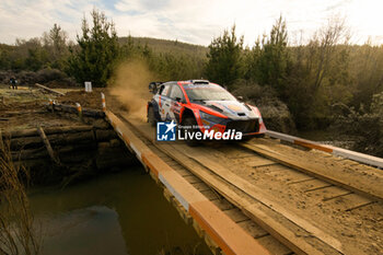 26/09/2024 - Driver Esapekka Lappi Co-Driver And Janne Ferm Of The Hyundai Shell Mobis World Rally Team, Hyundaii20 N Rally1 Hybrid,They Face In Shakedown,During Fia World Rally Championship Wrc Rally Chile Bio Bio 2024 26 Sept Concepcion , Chile - FIA WORLD RALLY CHAMPIONSHIP WRC RALLY CHILE BIO BíO 2024  - RALLY - MOTORI