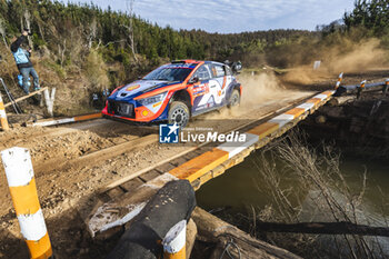 26/09/2024 - 11 NEUVILLE Thierry, WYDAEGHE Martijn, Hyundai I20 Rally1, action during the Rally Chile 2024, 11th round of the 2024 WRC World Rally Car Championship, from September 26 to 29, 2024 at Concepcion, Chile - AUTO - WRC - RALLY CHILE 2024 - RALLY - MOTORI