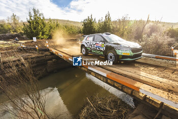 26/09/2024 - 20 SOLBERG Oliver, EDMONDSON Elliott, Skoda Fabia RS Rally2, action during the Rally Chile 2024, 11th round of the 2024 WRC World Rally Car Championship, from September 26 to 29, 2024 at Concepcion, Chile - AUTO - WRC - RALLY CHILE 2024 - RALLY - MOTORI