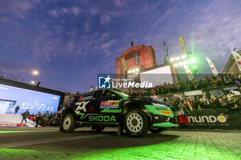 27/09/2024 - 25 GREENSMITH Gus, ANDERSSON Jonas, Skoda Fabia RS Rally2, action during the Rally Chile 2024, 11th round of the 2024 WRC World Rally Car Championship, from September 26 to 29, 2024 at Concepcion, Chile - AUTO - WRC - RALLY CHILE 2024 - RALLY - MOTORI