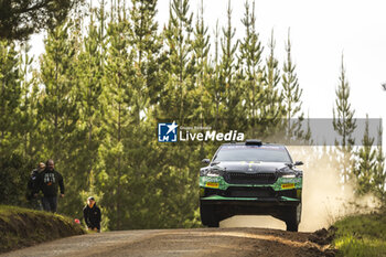 27/09/2024 - 20 SOLBERG Oliver, EDMONDSON Elliott, Skoda Fabia RS Rally2, action during the Rally Chile 2024, 11th round of the 2024 WRC World Rally Car Championship, from September 26 to 29, 2024 at Concepcion, Chile - AUTO - WRC - RALLY CHILE 2024 - RALLY - MOTORI