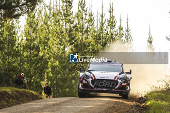 27/09/2024 - 22 SESKS Mārtiņš, FRANCIS Renārs, Ford Puma Rally1, action during the Rally Chile 2024, 11th round of the 2024 WRC World Rally Car Championship, from September 26 to 29, 2024 at Concepcion, Chile - AUTO - WRC - RALLY CHILE 2024 - RALLY - MOTORI