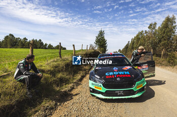 27/09/2024 - GREENSMITH Gus, Skoda Fabia RS Rally2, portrait during the Rally Chile 2024, 11th round of the 2024 WRC World Rally Car Championship, from September 26 to 29, 2024 at Concepcion, Chile - AUTO - WRC - RALLY CHILE 2024 - RALLY - MOTORI