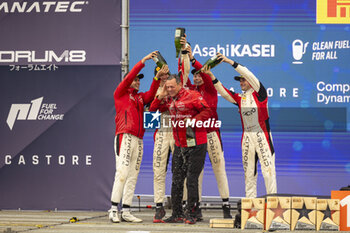 29/09/2024 - ROSSEL Yohan, Citroen C3 Rally2, portrait, GRYAZIN Nikolay, Citroen C3 Rally2, portrait, podium, portrait during the Rally Chile 2024, 11th round of the 2024 WRC World Rally Car Championship, from September 26 to 29, 2024 at Concepcion, Chile - AUTO - WRC - RALLY CHILE 2024 - RALLY - MOTORI