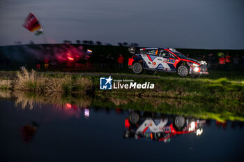 2024-10-17 - Ott TÄNAK(Est),Martin JÄRVEOJA(Est) on a HYUNDAI i20 N Rally1 HYBRID of a team HYUNDAI SHELL MOBIS WORLD RALLY TEAM during WRC Central European Rally 17-20 October 2024 - WRC CENTRAL EUROPEAN RALLY - RALLY - MOTORS