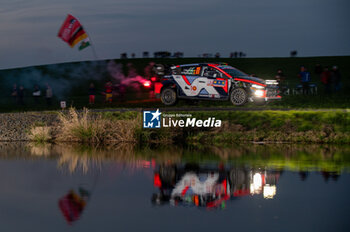 2024-10-17 - Thierry NEUVILLE(Bel),Martijn WYDAEGHE(Bel) on a HYUNDAI i20 N Rally1 HYBRID of a team HYUNDAI SHELL MOBIS WORLD RALLY TEAM during WRC Central European Rally 17-20 October 2024 - WRC CENTRAL EUROPEAN RALLY - RALLY - MOTORS