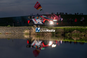 2024-10-17 - Ott TÄNAK(Est),Martin JÄRVEOJA(Est) on a HYUNDAI i20 N Rally1 HYBRID of a team HYUNDAI SHELL MOBIS WORLD RALLY TEAM during WRC Central European Rally 17-20 October 2024 - WRC CENTRAL EUROPEAN RALLY - RALLY - MOTORS