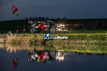 2024-10-17 - Sébastien OGIER(Fra),Vincent LANDAIS(Fra) on a TOYOTA GR Yaris Rally1 HYBRID of a team TOYOTA GAZOO RACING WRT during WRC Central European Rally 17-20 October 2024 - WRC CENTRAL EUROPEAN RALLY - RALLY - MOTORS