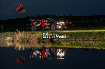 2024-10-17 - Elfyn EVANS(Gbr),Scott MARTIN (Gbr) on a TOYOTA GR Yaris Rally1 HYBRID of a team TOYOTA GAZOO RACING WRT during WRC Central European Rally 17-20 October 2024 - WRC CENTRAL EUROPEAN RALLY - RALLY - MOTORS