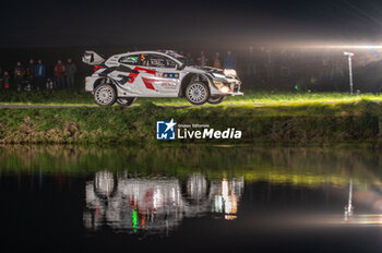 2024-10-17 - Sami PAJARI(Fin),Enni MÄLKÖNEN(Fin) on a TOYOTA GR Yaris Rally1 HYBRID of a team TOYOTA GAZOO RACING WRT during WRC Central European Rally 17-20 October 2024 - WRC CENTRAL EUROPEAN RALLY - RALLY - MOTORS