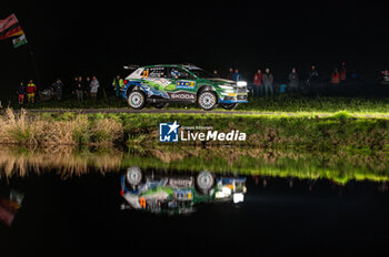 2024-10-17 - Joshua MCERLEAN(Ilr),James FULTON(Ilr) on a SKODA Fabia RS of a team TOKSPORT WRT 2 during WRC Central European Rally 17-20 October 2024 - WRC CENTRAL EUROPEAN RALLY - RALLY - MOTORS