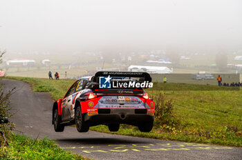 2024-10-18 - Ott TÄNAK(Est),Martin JÄRVEOJA(Est) on a HYUNDAI i20 N Rally1 HYBRID of a team HYUNDAI SHELL MOBIS WORLD RALLY TEAM during WRC Central European Rally 17-20 October 2024 - WRC CENTRAL EUROPEAN RALLY - RALLY - MOTORS