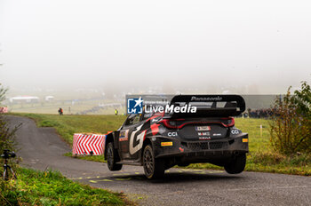 2024-10-18 - Sébastien OGIER(Fra),Vincent LANDAIS(Fra) on a TOYOTA GR Yaris Rally1 HYBRID of a team TOYOTA GAZOO RACING WRT during WRC Central European Rally 17-20 October 2024 - WRC CENTRAL EUROPEAN RALLY - RALLY - MOTORS